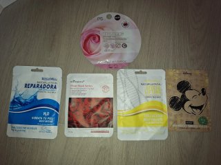 Lote 5 mascarillas faciales hidratantes