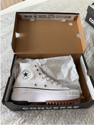 Converse Run Star Hike Hi Blancas