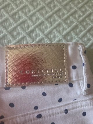 Falda Cortefiel lunares Talla M