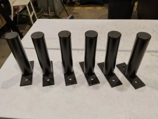 6 Soportes Pared para Discos Olímpicos