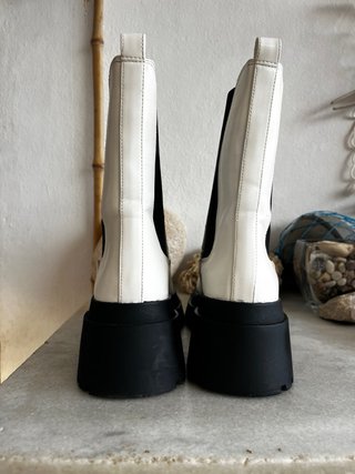 Botas Chelsea Even&Odd blancas