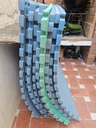 Suelo de goma puzzle