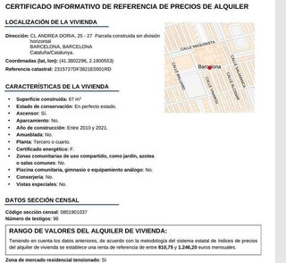 Piso en alquiler en La Barceloneta en Barcelona