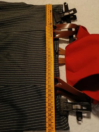 Falda Rociera Campera Cordobesa Negra y Roja