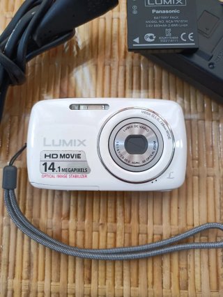 Panasonic Lumix DMC-S3 Fotocamera Bianca funziona