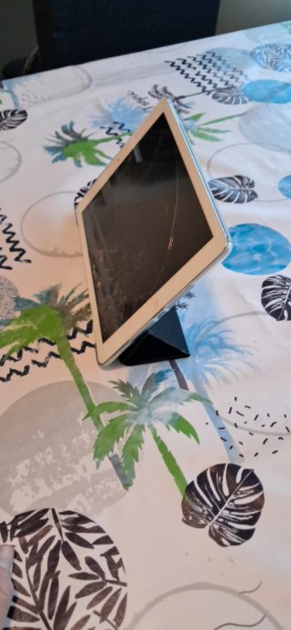 iPad Air 64GB + funda y cargador, pantalla rota