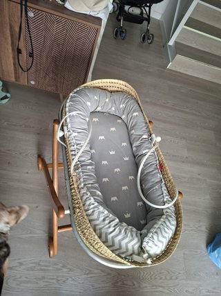 Mini Cuna Moisés Mimbre