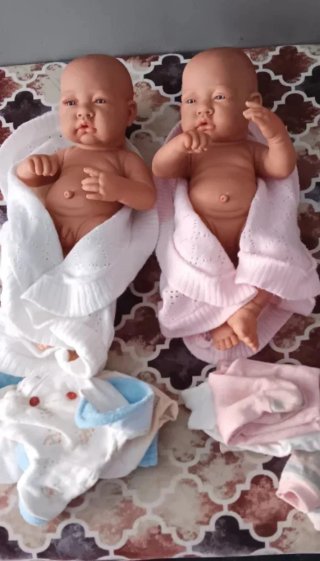 Muñecas reborn Antonio Juan Bebé Gemelas.