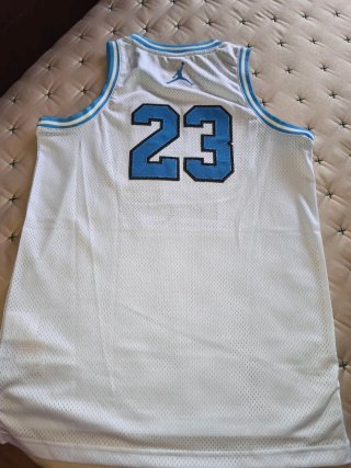Camiseta Nike Jordan 23 Blanca y Azul Xl