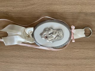 Idea regalo sopraculla Limoges argento bambina