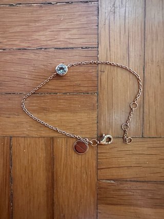 Pulsera Aristocrazy plata bañada en oro rosa