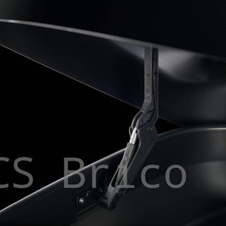Cofre Maleta Techo CRUZ Paddock Elite 550N Negro Brillo - CRUZBER