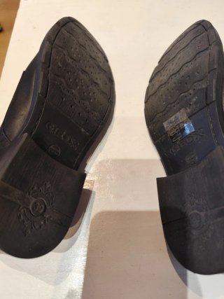 Zapatos Geox Negros Cordones piel talla 39