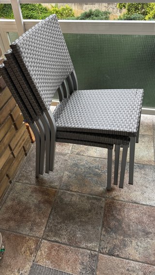 Conjunto 4 Sillas Jardín/Terraza