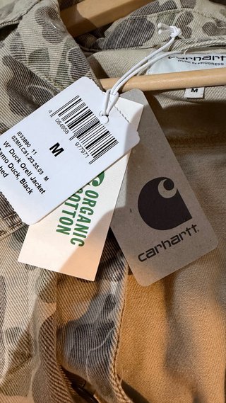 Chaqueta Carhartt W Duck Orell Camuflaje M