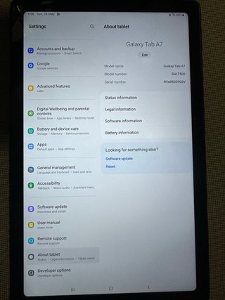 Samsung Tab A7 32GB Gris