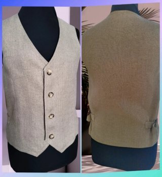 Completo gilet e pantalone cerimonia bimbino