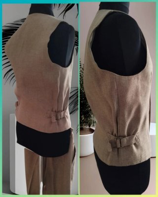 Completo gilet e pantalone cerimonia bimbino