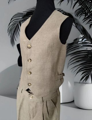 Completo gilet e pantalone cerimonia bimbino