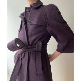 Abrigo morado Gap mujer