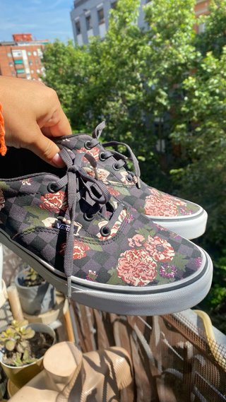 Zapatillas Vans Estampado Floral Cuadros