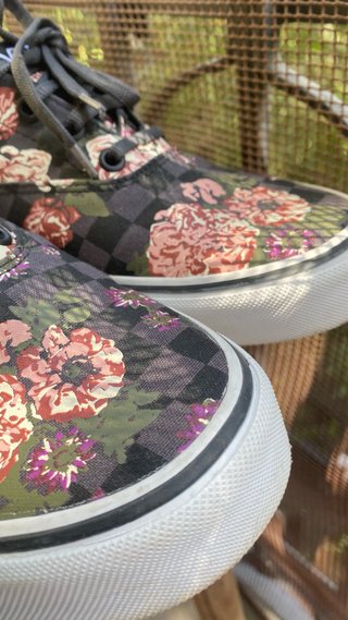 Zapatillas Vans Estampado Floral Cuadros