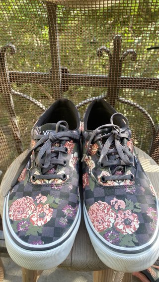 Zapatillas Vans Estampado Floral Cuadros