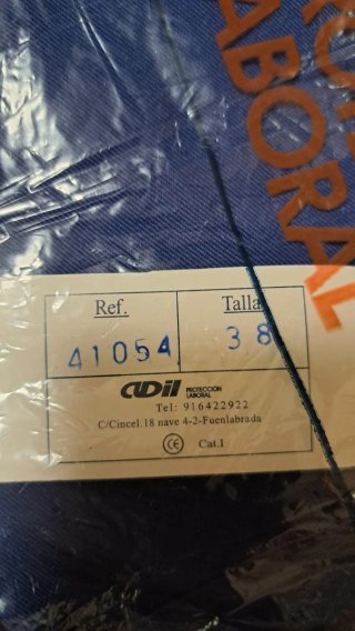 Pantalón Trabajo ADIL Talla 38 + Zapatos Seguridad
