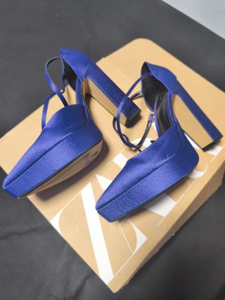 Zapatos morado Zara Talla 36