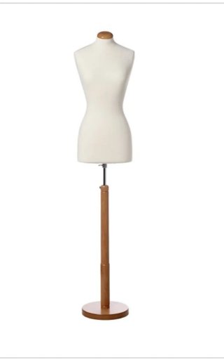 Busto Maniquí Costura Mujer NEGRO 3 unidades