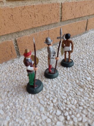 Figuras de plomo militares