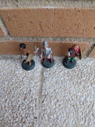 Figuras de plomo militares