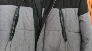 2 Chaquetas de Invierno Gris y Negra