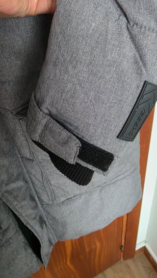 2 Chaquetas de Invierno Gris y Negra