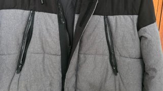 2 Chaquetas de Invierno Gris y Negra