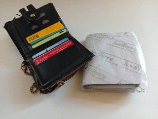 Billetera Baellerry Negra con Cadena
