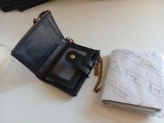Billetera Baellerry Negra con Cadena