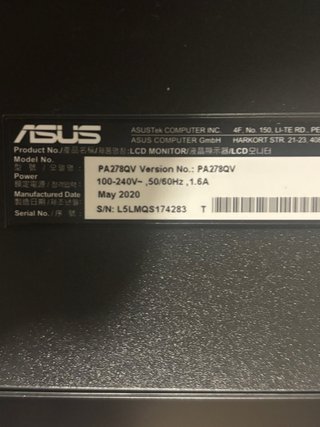 Monitor Asus ProArt PA278QV