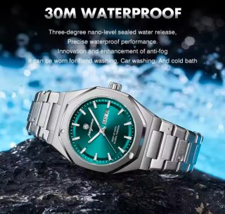 Reloj Hombre Esfera Verde