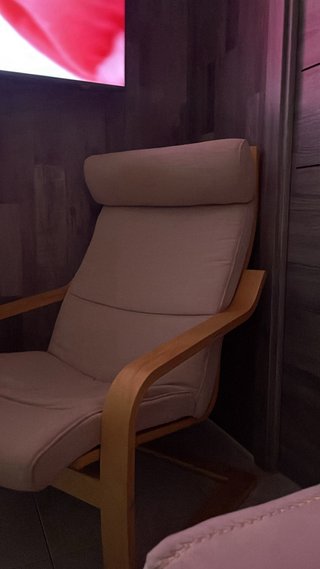 Sillón Beige Madera
