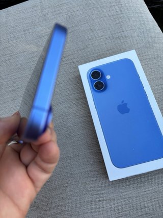 iPhone 16 128GB Impoluto azul 91% batería