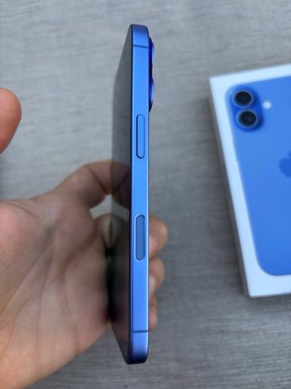 iPhone 16 128GB Impoluto azul 91% batería