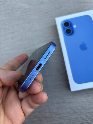 iPhone 16 128GB Impoluto azul 91% batería