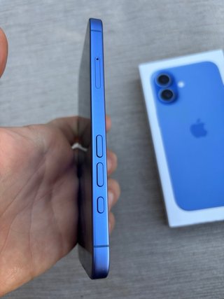 iPhone 16 128GB Impoluto azul 91% batería