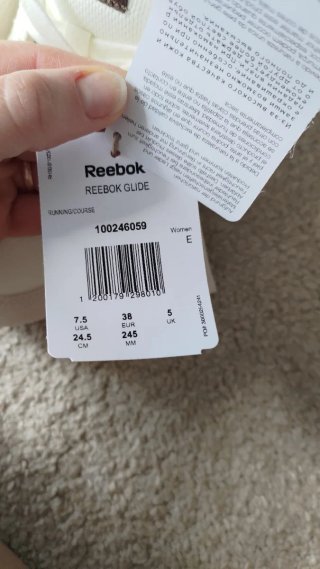 Scarpe Reebok bianche e marroni