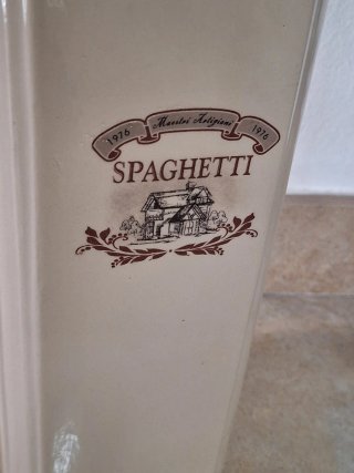 Barattolo Spaghetti Vintage Maestri Artigiani 1976