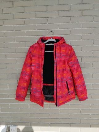 Abrigo nieve invierno niña estampado talla XS
