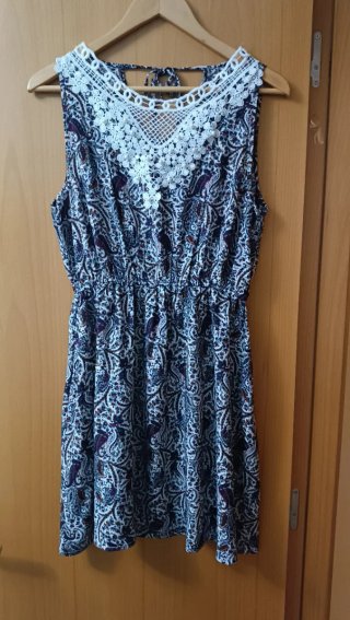 Vestido estampado paisley talla M