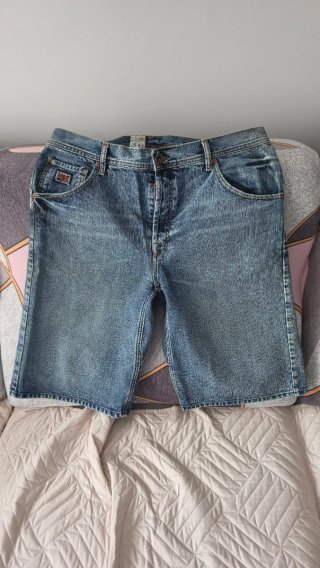 Volcom Pantalón Corto Vaquero Azul Talla 38