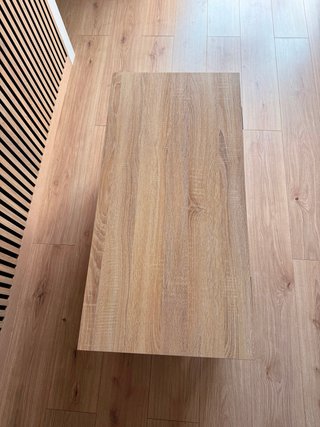 Mesa de centro elevable madera